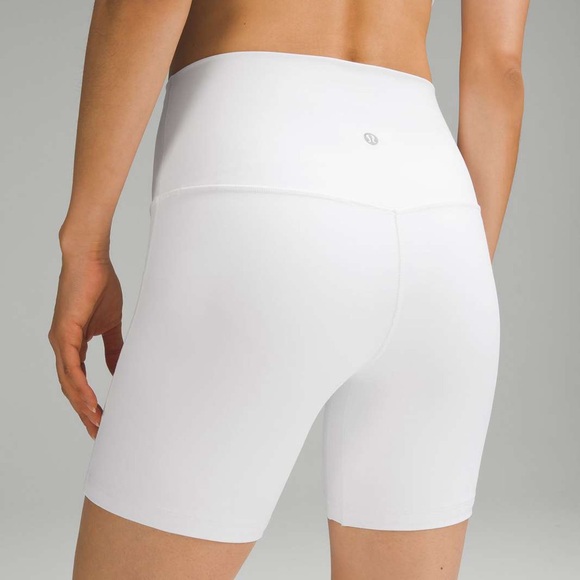 Lululemon Align High-Rise Shorter 6” - White (Size 4) - Picture 1 of 7